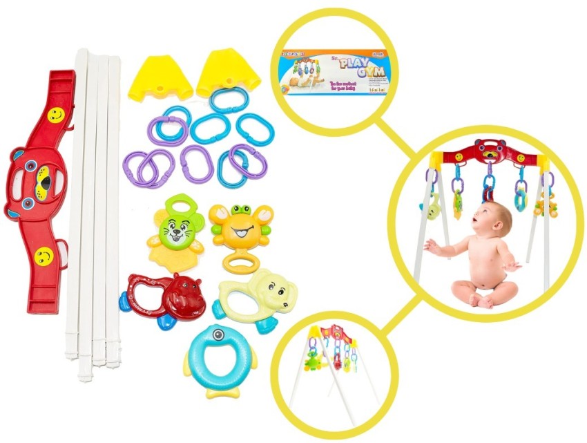 SS Kids New Born Baby Bedding Set Play Gym with Mosquito Net Cum