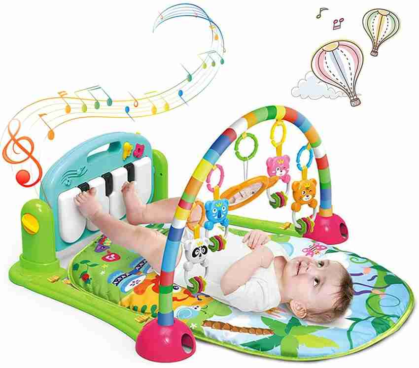 Purvaa Collection Baby Play Gym Mat And Play Piano for Kids 0 2