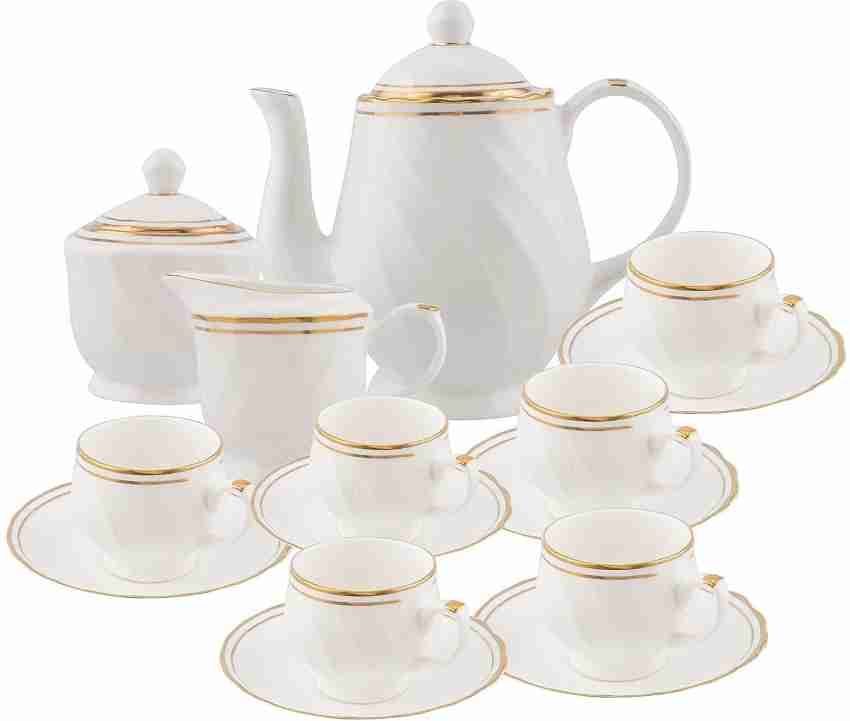 Buy BunyBee Tableware Serving Tea and Coffee Cup Saucer Set Pack