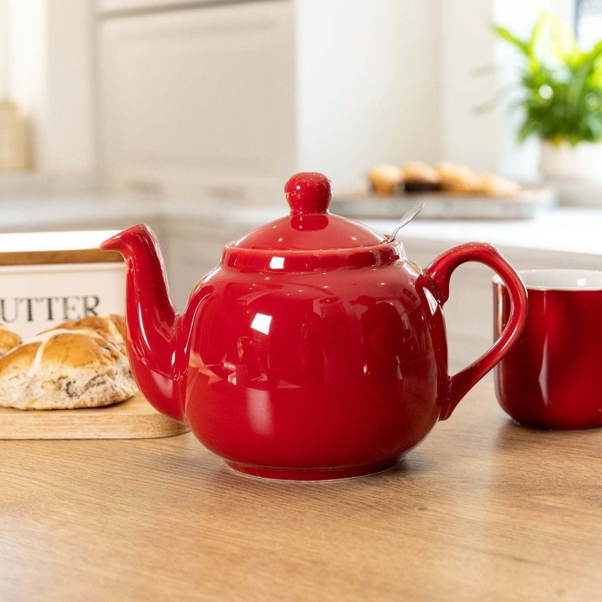 London Pottery Farmhouse Teapot, Red, Four Cup - 900ml Tea Urn Price in  India - Buy London Pottery Farmhouse Teapot, Red, Four Cup - 900ml Tea Urn  online at