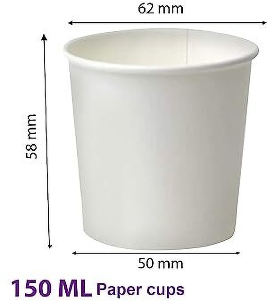 GRACE PAPER GLASS Pack of 300 Paper 150 ml Printed Paper Cup