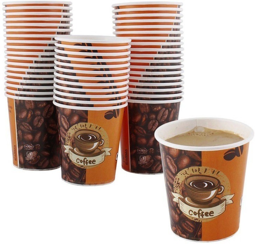 FCEJL Pack of 100 Paper Disposal Tea/Coffee Cup Price in India