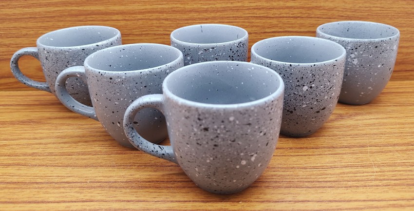 Coffee Mug (Set of 2) - Marble Matt - WL0985 - WL0985-1 at Rs