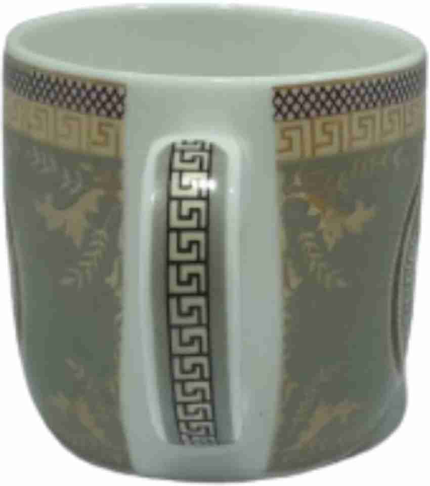 jrmart Pack of 1 Ceramic Unique Versace Printed Cup Set Price in