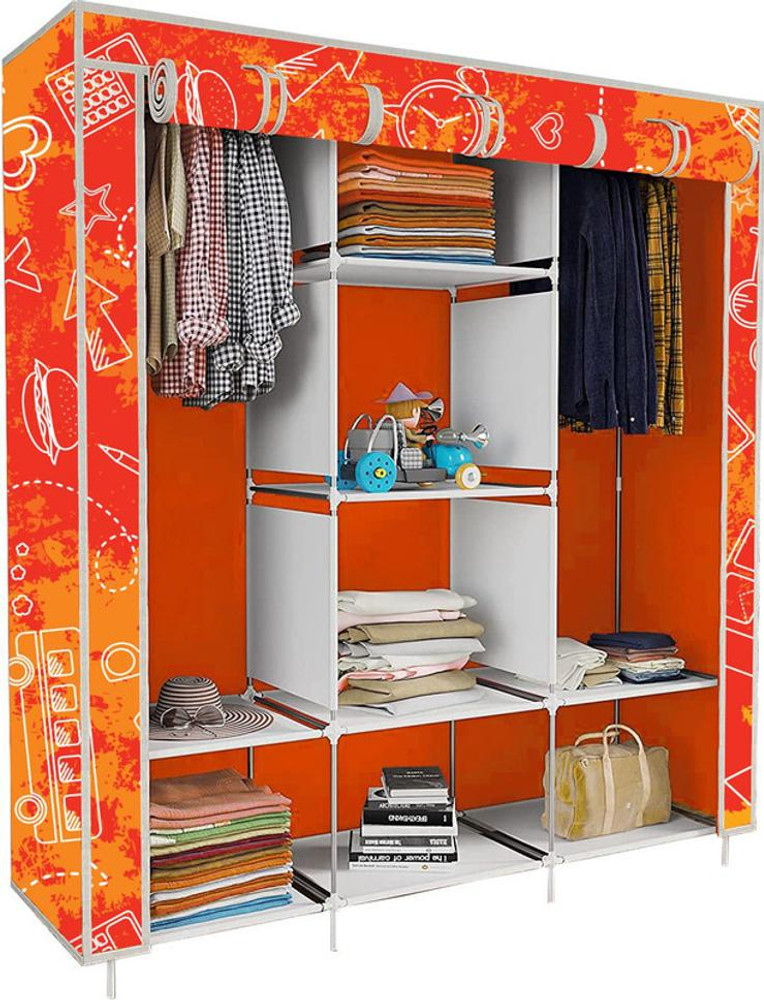 saintwod C1 School Pattern Print Metal Almirah Price in India