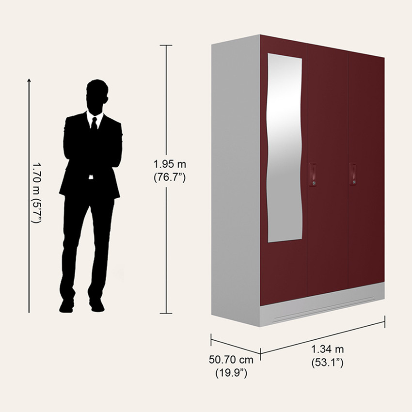 Godrej Interio Slimline 3 Door with Locker and Curvilinear Mirror Metal Almirah Price in India Buy Godrej Interio Slimline 3 Door with Locker and Curvilinear Mirror Metal Almirah online at Flipkart ...
