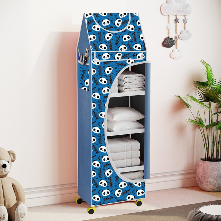 saintwod Baby Wardrobe 5 Shelve With Wheels Metal Almirah Price in India Buy saintwod Baby Wardrobe 5 Shelve With Wheels Metal Almirah online at Flipkart