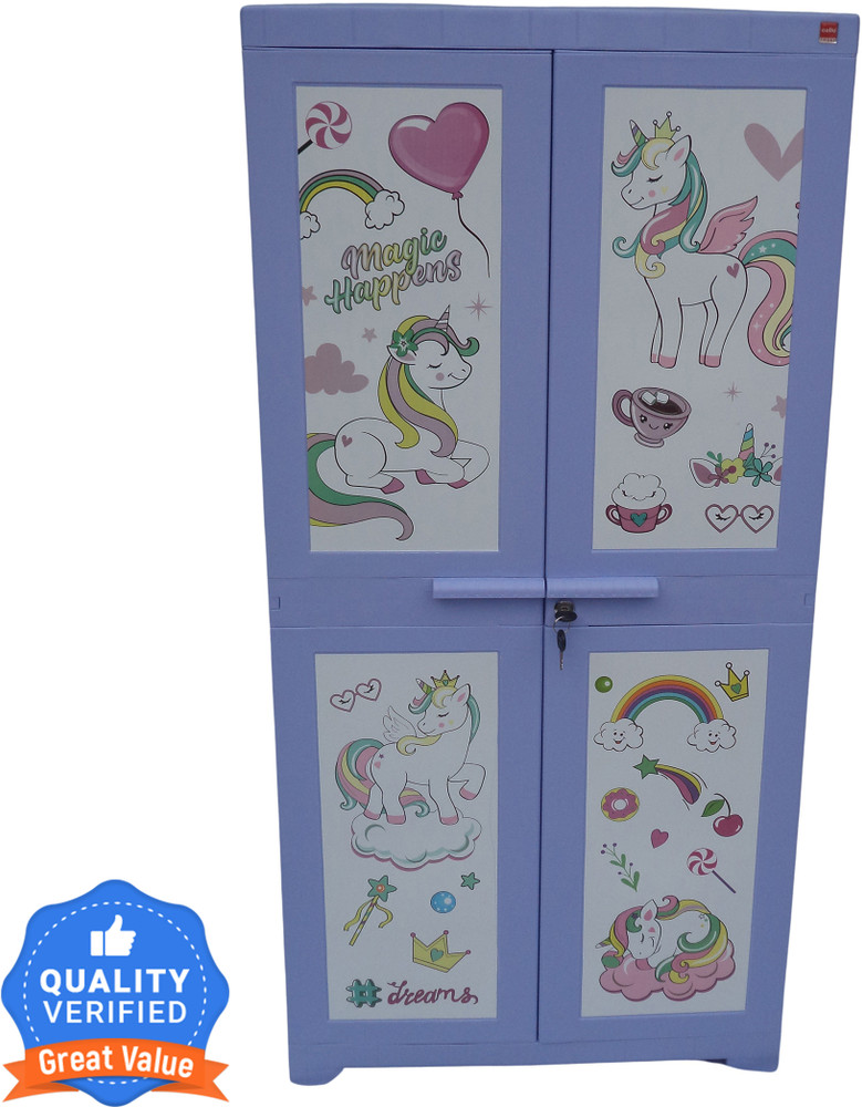 Cello Cello Unicorn Kids Plastic Almirah Price in India Buy Cello Cello Unicorn Kids Plastic Almirah online at Flipkart