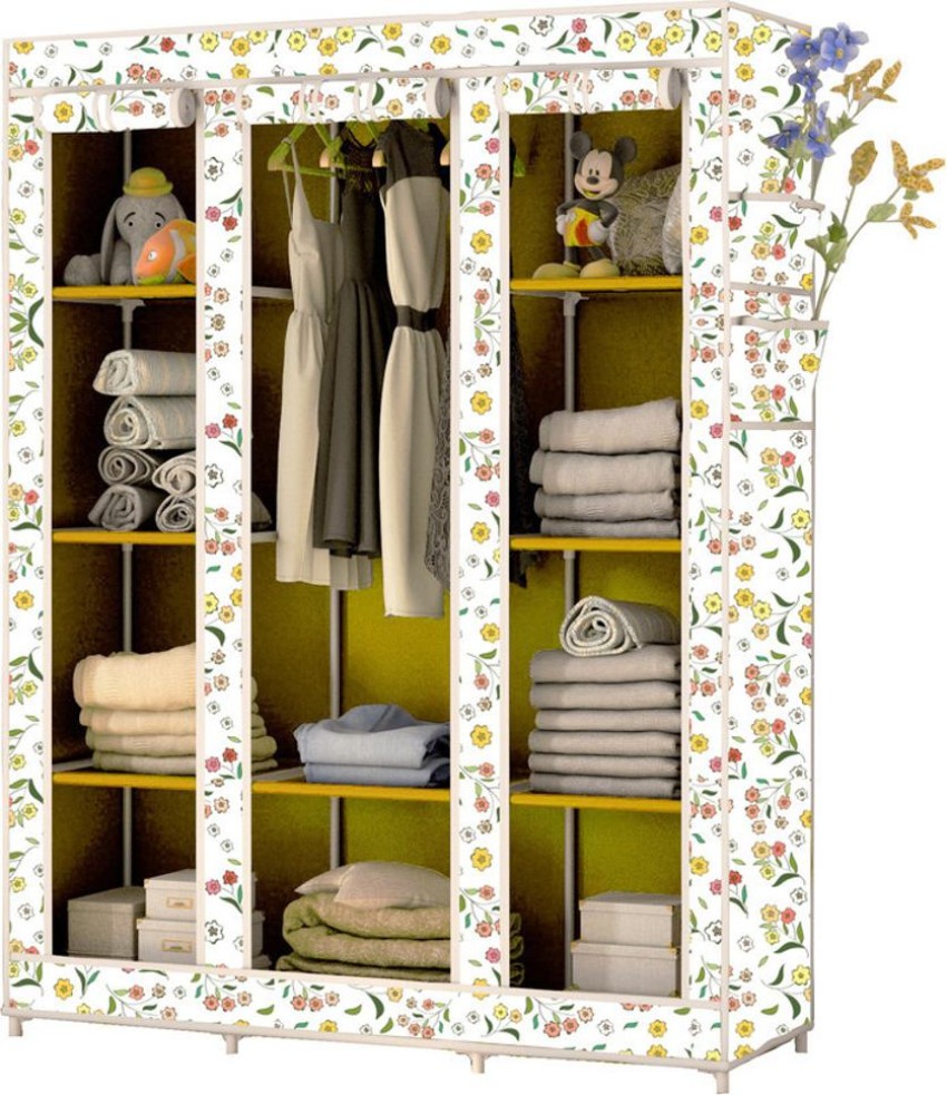 Steel wardrobe deals online flipkart