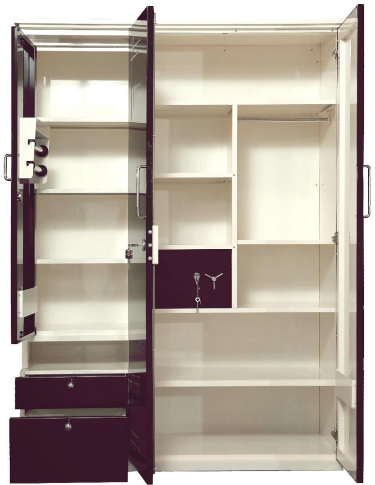 Metal almirah for home deals