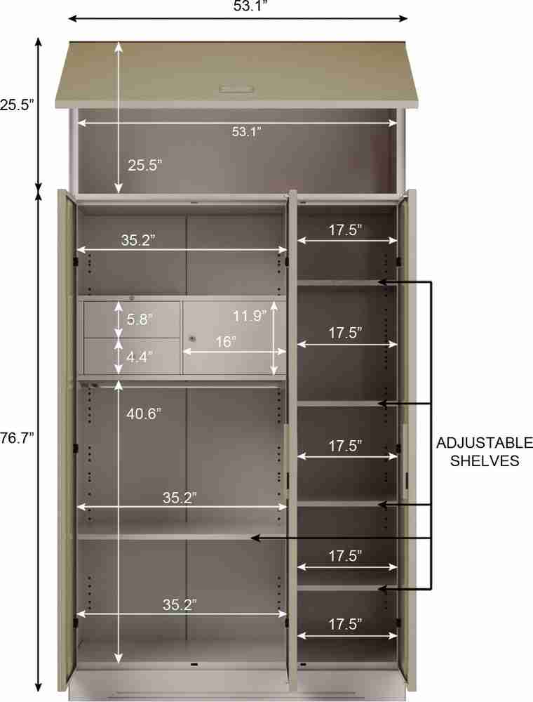 Godrej Interio Slimline 3 Door With Locker Drawer Overhead Unit Metal Almirah Price in India Buy Godrej Interio Slimline 3 Door With Locker Drawer Overhead Unit Metal Almirah online at Flipkart