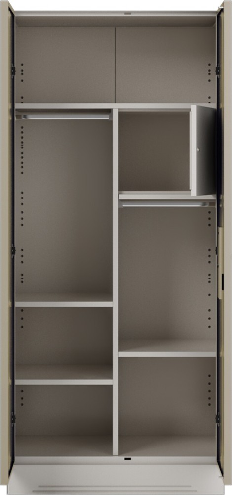 Godrej Interio Slimline 2 Door With Locker Metal Almirah Price in India -  Buy Godrej Interio Slimline 2 Door With Locker Metal Almirah online at