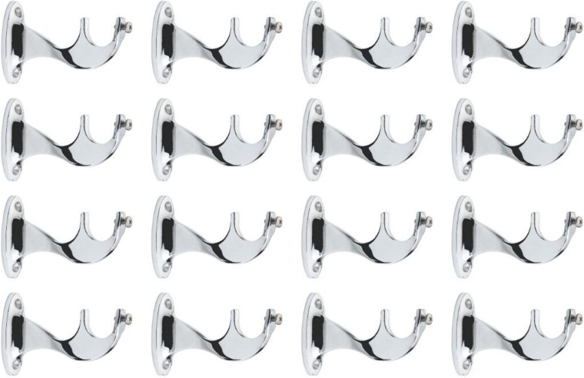 Ferio Zinc 6 Pin Hook Cloth Hanger Door Wall Hooks Rail For Hanging  Bathroom Cloth Hooks