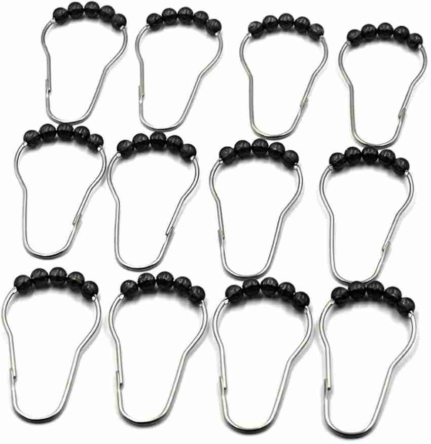 KicHapp Stainless Steel Bath Drape Clasp Curtain Hooks (pack Of 12 Pcs) Curtain  Ring Price in India - Buy KicHapp Stainless Steel Bath Drape Clasp Curtain  Hooks (pack Of 12 Pcs) Curtain
