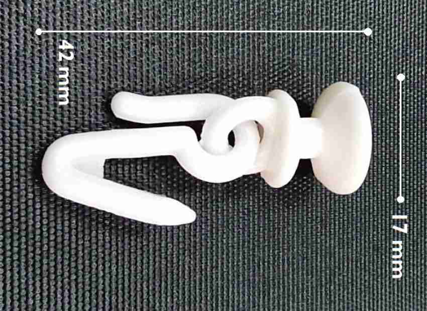 FapBadri Plastic Runner for C Channel Curtain Track with Plastic Hooks -  100 Pieces Curtain Hook Price in India - Buy FapBadri Plastic Runner for C Channel  Curtain Track with Plastic Hooks 