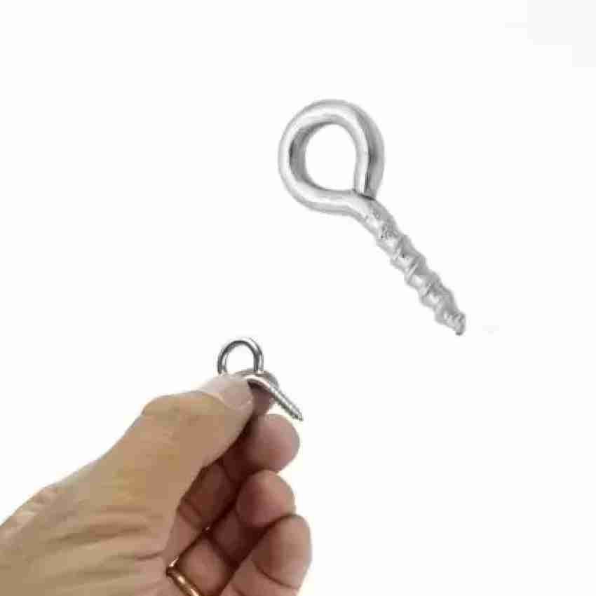 MINSALES™ 2cm Self-Tapped Small Screw Eyes Metal Eye Screw Hooks Keychain  Holder Pack of20 Curtain Hook Price in India - Buy MINSALES™ 2cm  Self-Tapped Small Screw Eyes Metal Eye Screw Hooks Keychain