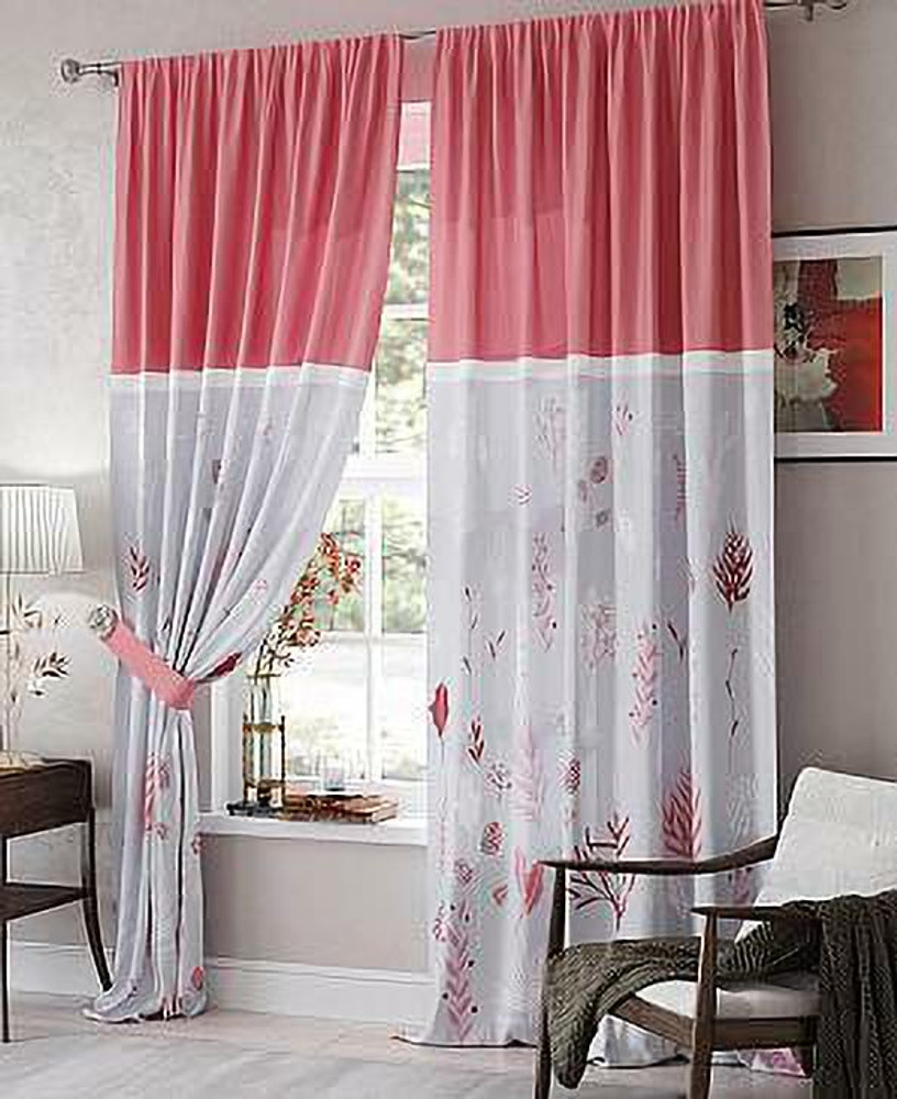 Window top curtains flipkart