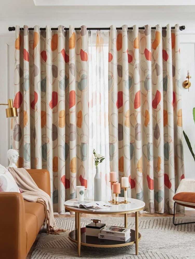 Colourful deals curtain fabric