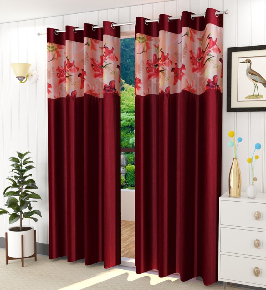 WEAVERS CITY PANIPAT 152 cm (5 ft) Polyester Room Darkening Window Curtain  (Pack Of 2) - Buy WEAVERS CITY PANIPAT 152 cm (5 ft) Polyester Room  Darkening Window Curtain (Pack Of 2)