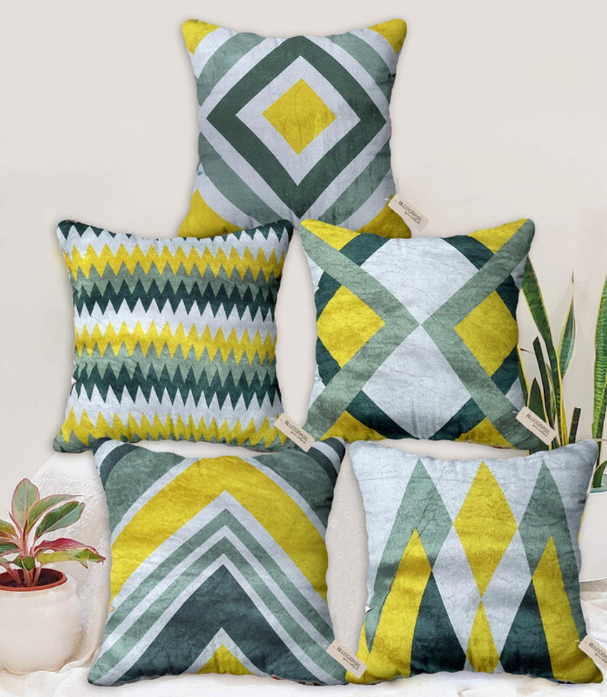 Bluegrass Velvet Cushions Cover Buy Bluegrass Velvet Cushions Cover Online at Best Price in India Flipkart