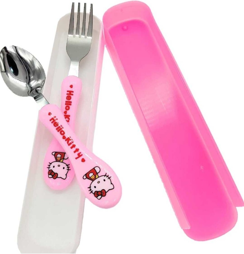 Hello Kitty Stainless Steel Cutlery Set (Camping Series)