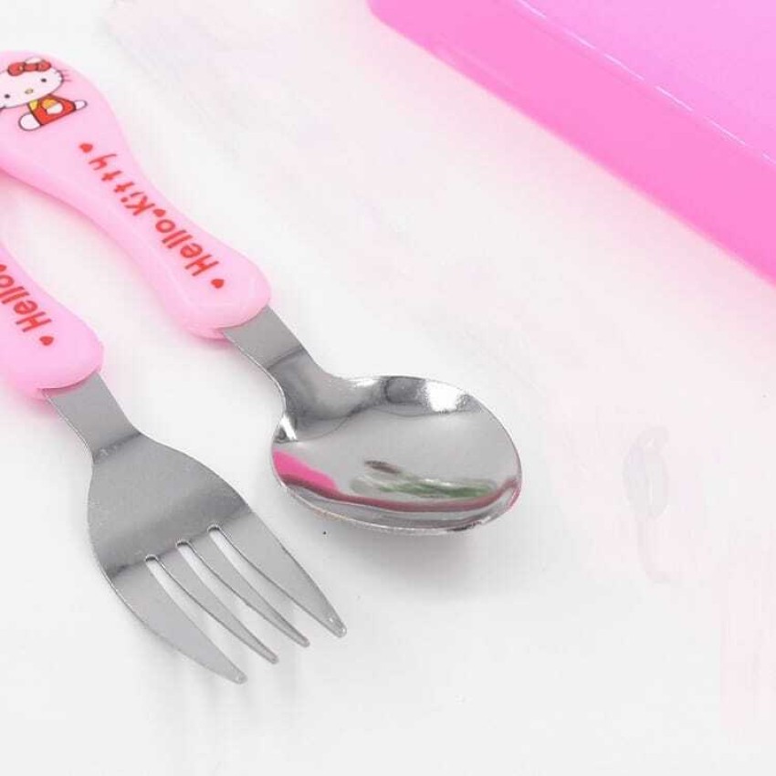 Hello Kitty Stainless Steel Cutlery Set (Camping Series)