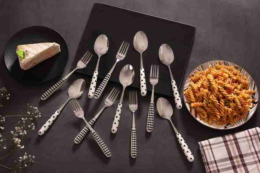 THE CROCKERY COLLECTION PITONS CUTLERY SET Stainless Steel Cutlery Set Price in India Buy THE CROCKERY COLLECTION PITONS CUTLERY SET Stainless Steel Cutlery Set online at Flipkart