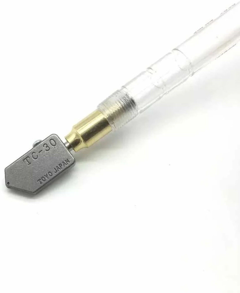 AS TOOL CENTER Glass cutter for straight cutting oil feed glass