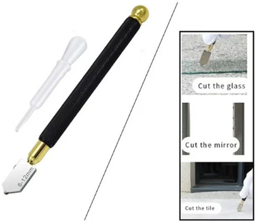 AS TOOL CENTER 2mm-20mm Glass Cutter Set Pencil Style Oil Feed Carbide Tip  Glass Cutting T Glass Cutter Price in India - Buy AS TOOL CENTER 2mm-20mm  Glass Cutter Set Pencil Style