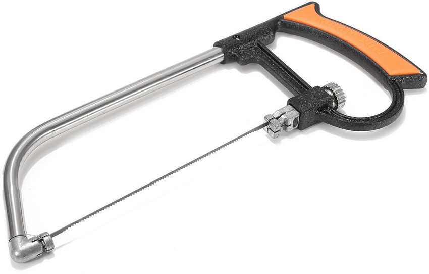 FLAMINGO ENTERPRISE Universal Hacksaw Set with 6 Steel Blades for Plastic Glass Tiles Metal Ceramic Magic Hand Saw Hacksaw Universal Hacksaw Set with 6 Steel Blades Wood Cutter Price in India