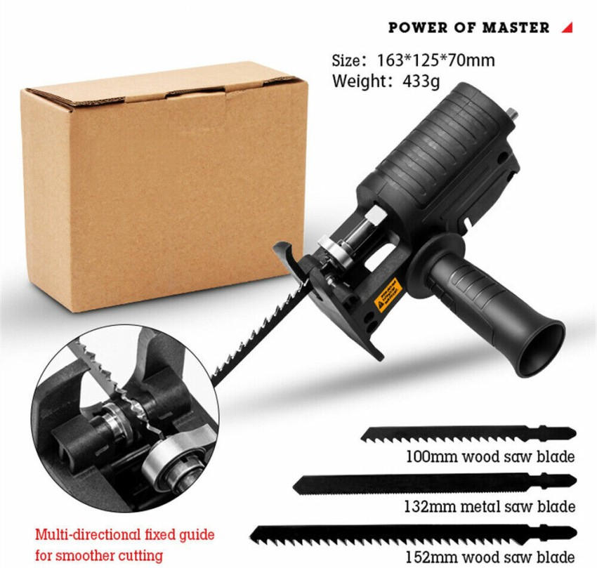 A TO Z TOOLS Reciprocating Saw Electric Drill Adapter Modified