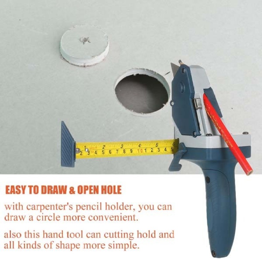Drywall Cutter with Tape Gypsum Board Cutter with Measuring Tape Portable  Drywall Cardboard Cutting Tool for Woodworking