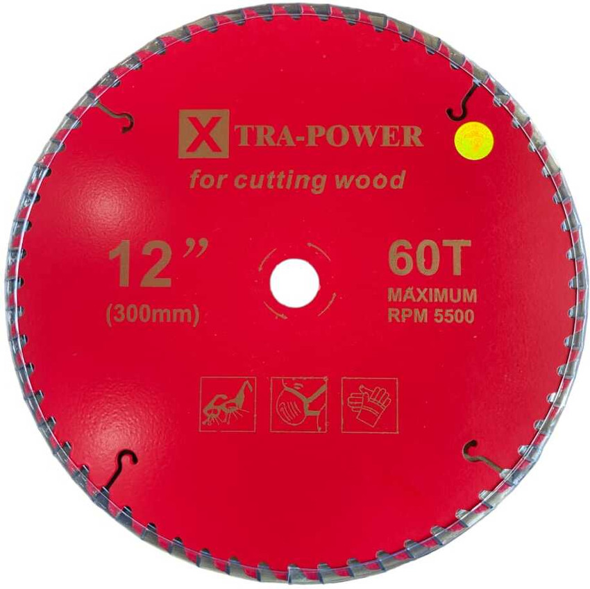 Xtra Power TCT Saw Blade 12 Inch 60 Teeth XPT12IN60T Wood Cutting