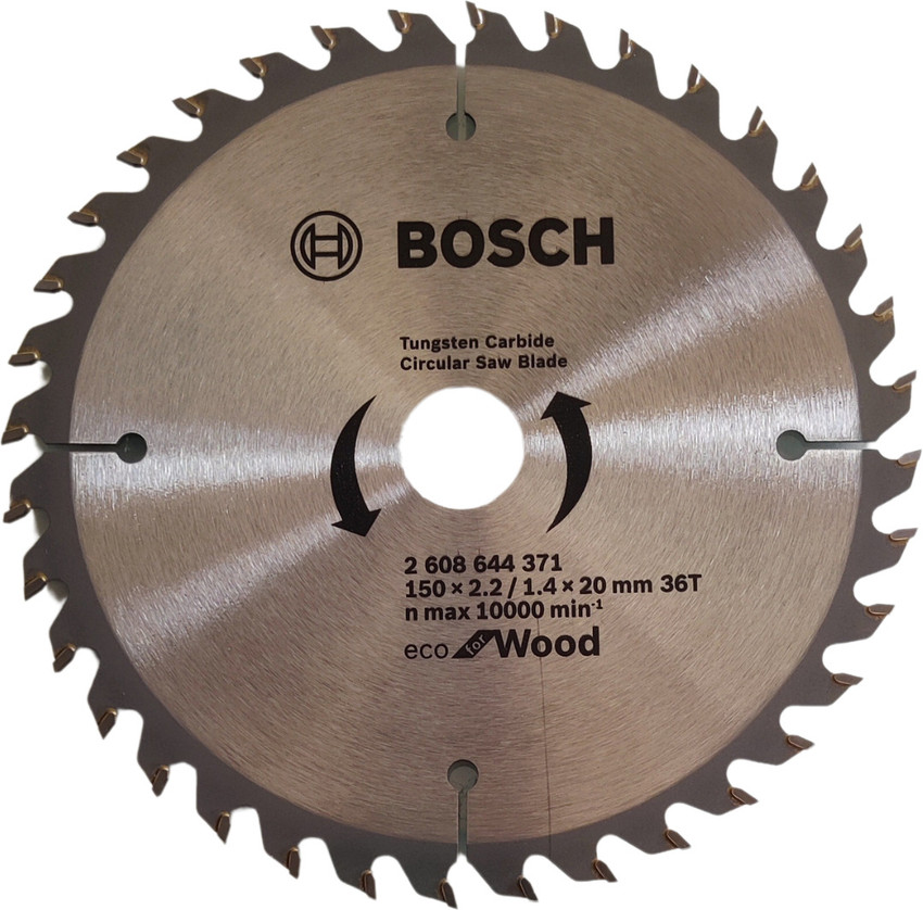 BOSCH TCT 6 Inch x36T 150x2.2 1.4x20 16mmx36T Pack of 2 pieces Eco for wood Wood Cutter Price in India Buy BOSCH TCT 6 Inch x36T 150x2.2 1.4x20 16mmx36T Pack of 2 pieces