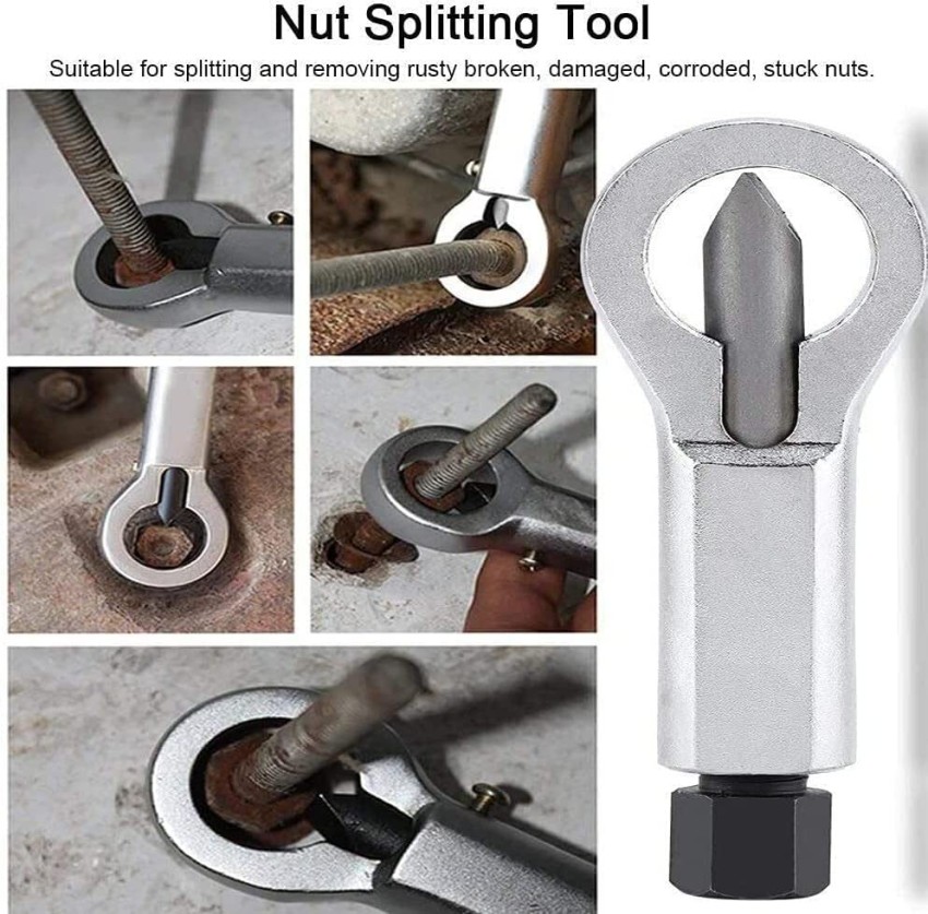 Nut Splitter Set, Cracker Remover Rusted Seized Nuts Cutter Nut Removing  Splitting Tool Remover Splitter (#2)
