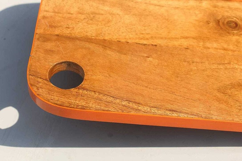 Buy Naayaab Craft Sheesham Wooden Cutting Board with Handle