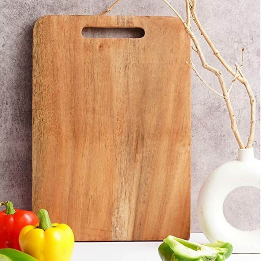 Buy ADA Sheesham Wooden Cutting Board with Handle, Chopping Board for  Kitchen, Cutting Board for Kitchen, Vegetable Wooden Chopping Board for  Kitchen - Size (30 x 20 x 2cm) Online at Best