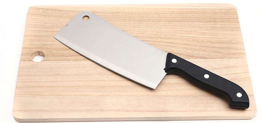 Buy Wooden Chopping Board with Knife Set and Scissor, 6 Piece Stainless  Steel Kitchen Knife Knives Set with Knife Scissor, Knife Sets Online at  Best Prices in India - JioMart.