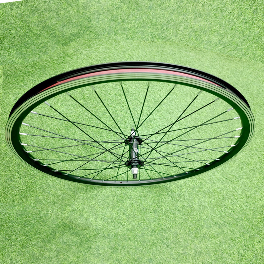 shaqraa 26 inch MTB Double wall Alloy Wheel set 26x1.75 26x1.95