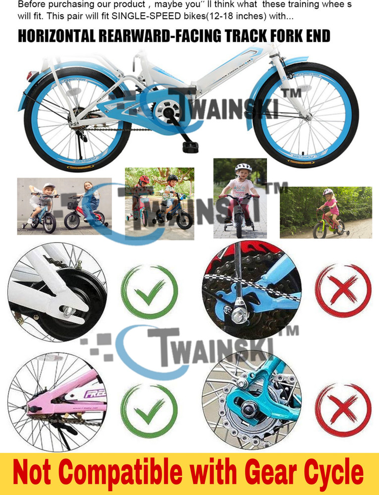 TWAINSKI All Kids Cycle Side Supporter Wheel Set For 12 20 Inches Road Bicycle Wheel Price in India Buy TWAINSKI All Kids Cycle Side Supporter Wheel Set For 12 20 Inches Road Bicycle