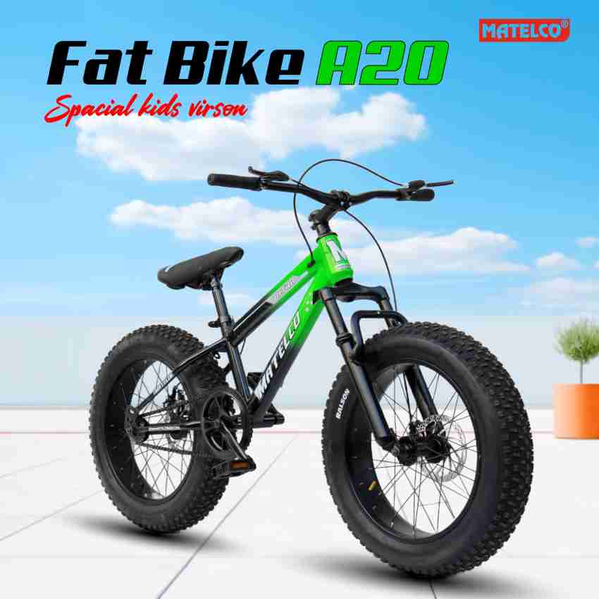 MATELCO FAT BIKE 20x400 INCH 20 T Fat Tyre Cycle Price in India Buy MATELCO FAT BIKE 20x400 INCH 20 T Fat Tyre Cycle online at Flipkart