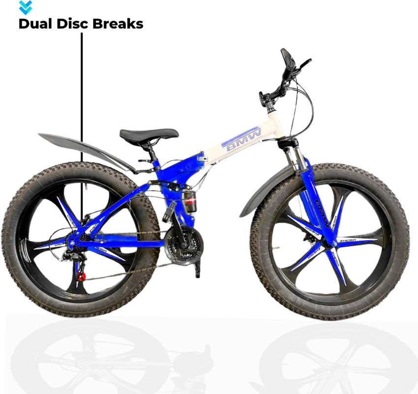 solid industriess Mac wheel Fat Folable Cycle Blue 26 T Folding Bikes Folding Cycle Price in India Buy solid industriess Mac wheel Fat Folable Cycle Blue 26 T Folding Bikes Folding Cycle online