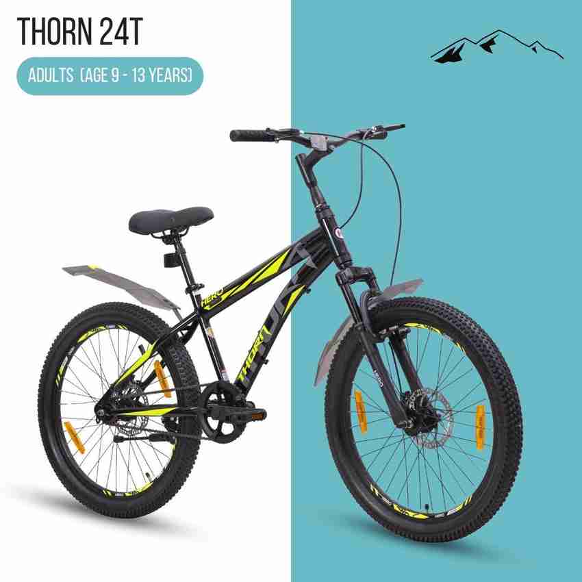HERO Thorn 24 T Mountain Cycle Price in India Buy HERO Thorn 24 T Mountain Cycle online at Flipkart