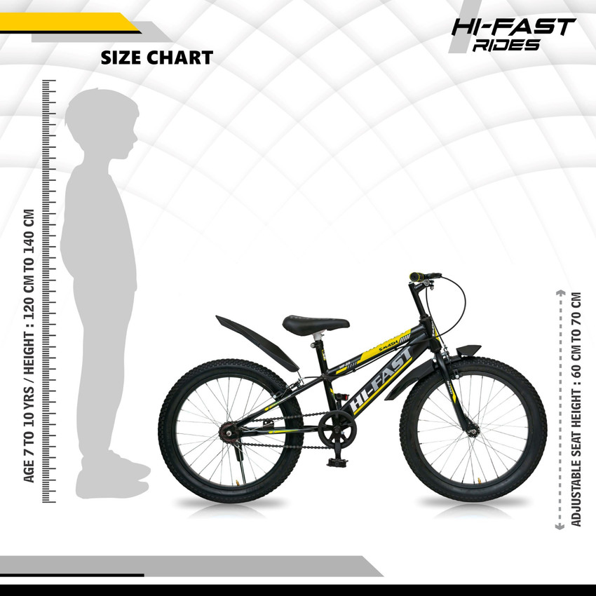 Pacific bike size chart store