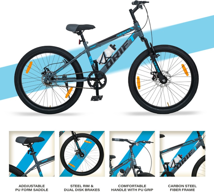 VESCO Drift 24T Bicycle Big Kids Boys Girls 9 to 15 age 24 T Mountain Cycle Price in India Buy VESCO Drift 24T Bicycle Big Kids Boys Girls 9