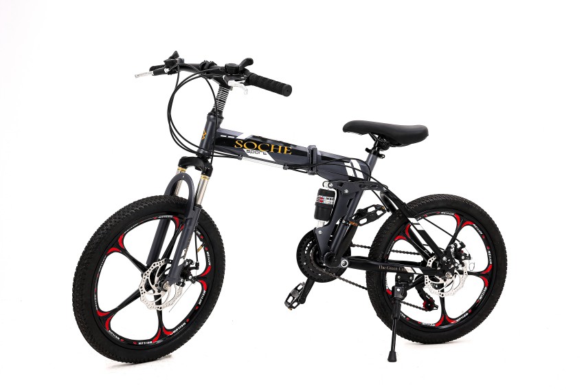 Folding mountain best sale bike 24 inch