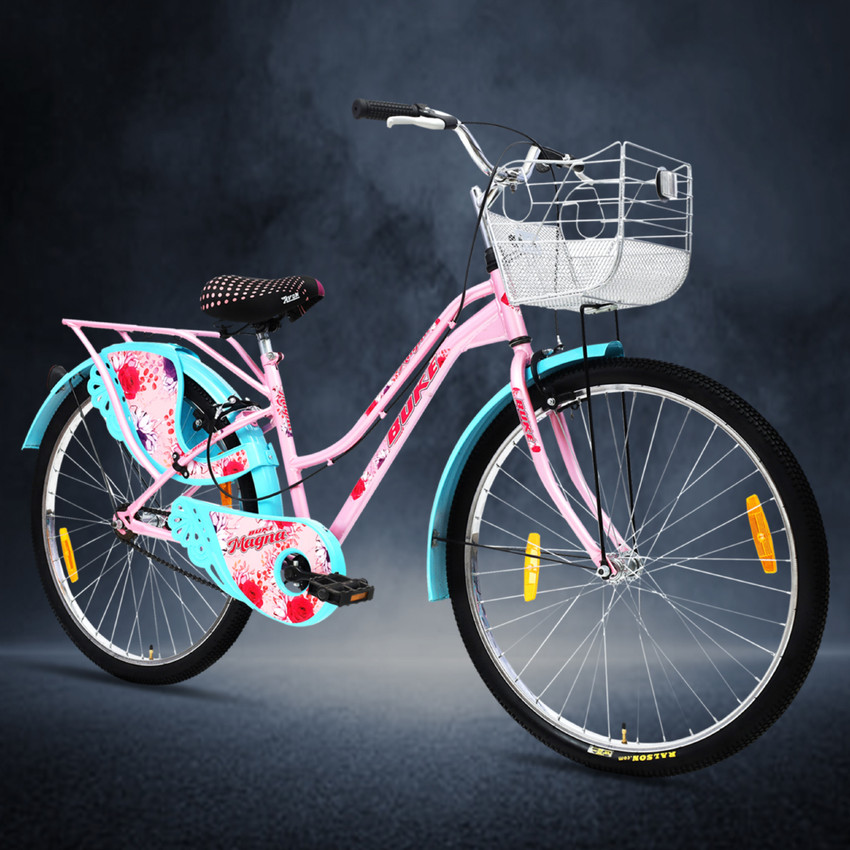 AVON Buke Magna IBC 26T Pink Lady s Bike Rigid Frame For Women Pink 26 T Hybrid Cycle City Bike Price in India Buy AVON Buke Magna IBC 26T Pink Lady s Bike Rigid