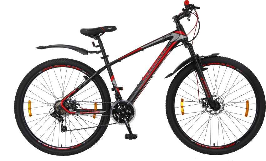 Kross Xcite 29T 21 Speed Unisex Mountain Bikes 43 Cm Frame Matt Black Red 29 T Mountain Cycle Price in India Buy Kross Xcite 29T 21 Speed Unisex Mountain Bikes