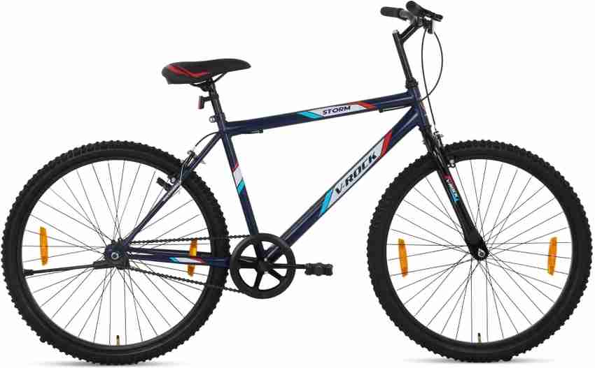 Vrock Storm 26T Single Speed Mountain Bike Steel Frame Rigid Fork Caliper Brakes 26 T Mountain Cycle Price in India Buy Vrock Storm 26T Single Speed Mountain Bike Steel Frame Rigid