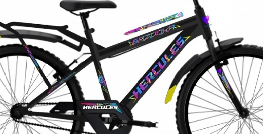 HERCULES BAZOOKA 26 BLACK 26 T Road Cycle Price in India Buy HERCULES BAZOOKA 26 BLACK 26 T Road Cycle online at Flipkart